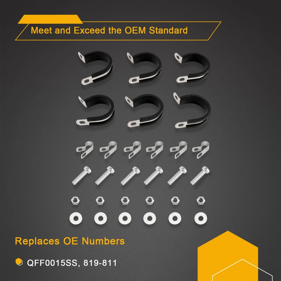 QFF0015SS Fuel Line Kit For 2003-2011 Chevy HHR Cobalt Pontiac G4 G5 Saturn Ion - Image 3 of 4