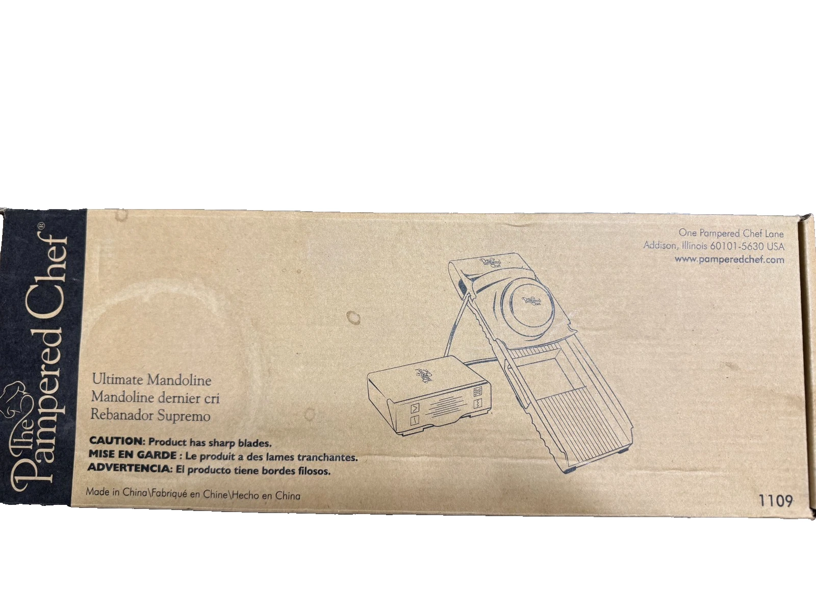 New In Original Box Pampered Chef Ultimate Mandoline No 1109 Never Used
Opens in a new window or tab