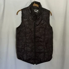 Zyia Active Women's Black Puffer Vest Size XL Lightweight Sleeveless Jacket