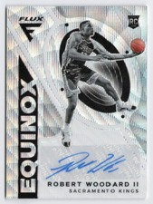 2020-21 Robert Woodard II RC Panini Flux Equinox Auto #EQR-RW2 Kings
