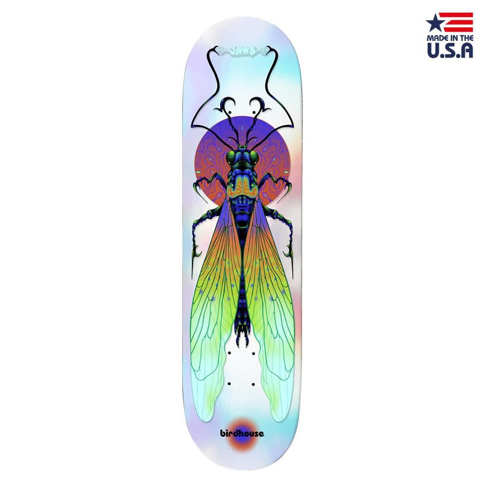 Birdhouse Pro Skateboard Deck 8.38"" Jaws Ilham Insects