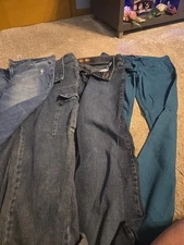 Women's Jeans Lot Of 4 Various Brands One Size 9  Two Size 11 And One Size 10