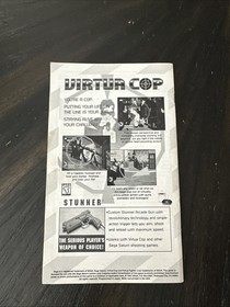 Sega Saturn Manual Only Virtua Fighter 2 
