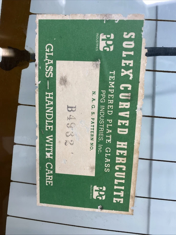 Plymouth Duster 1973 NOS vidrio trasero térmico demonio 1970-1976? 2 puertas techo rígido Foto 2 de 3