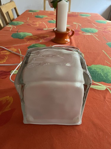 IKEA Ice Cube Iviken Glas Tischlampe Designklassiker Retro Vintage 90er Rar - Bild 2 von 6