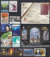 ANDORRE ESPAGNOL - ANNÉE 2018 COMPLÈTE - TIMBRES NEUFS**