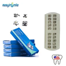 Dental Orthodontic Metal Brackets Braces Arch Wires Braces Mbt Roth 022