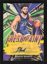 David Roddy 2022-23 Panini Court Kings Fresh Paint Ruby #/99 Auto #FP-DRM