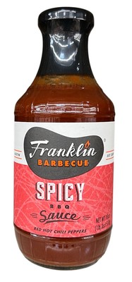 Franklin Barbecue Spicy BBQ Sauce 18 oz