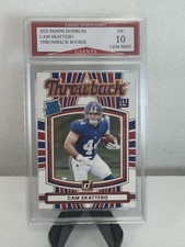 2025 Panini Donruss Cam Skattebo Giants Throwback Rated Rookie Gem Mint 10!
