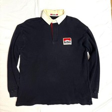 90'S Marlboro Rugby Shirt Adventure Team Black Logo Graphic Men's Top Size