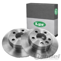 2X LPR Bremsscheiben 268Mm Voll Hinten Passend FüR Ford Galaxy Seat Alhambra VW