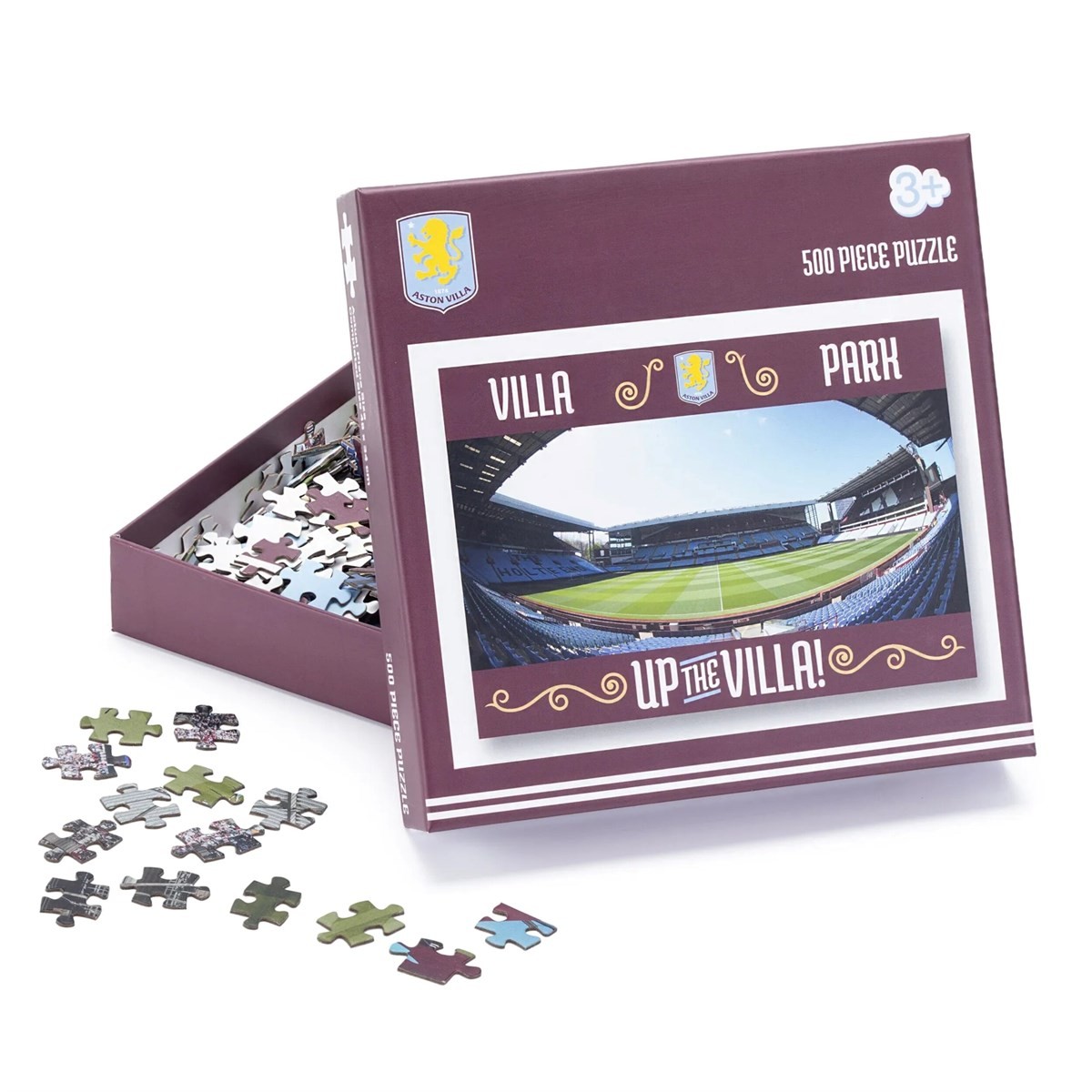 Team Kids Football Officially Licensed Jigsaw Puzzle 500 Pieces - Aston Villa Fc - Image 2