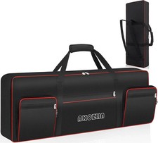 76 Key Keyboard Case for Electric Piano Gig Bag Waterproof Keyboard Carrying Bag
