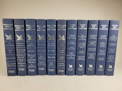 Lot 11 Reader's Digest Today's Best Nonfiction Vols 17 18 21 22 28 30-33 35 36