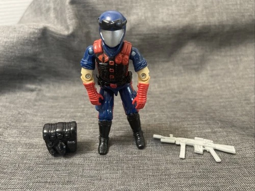 G.I.Joe Cobra Viper Action Figure Vintage  1986  Hasbro Complete Clean Tight