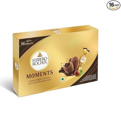 Ferrero Rocher Moments, 16 Stück Schokolade, 92,8 Gramm