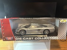 Motormax SALEEN S7 1:18 Scale Diecast Silver NIB RARE HARD TO FIND