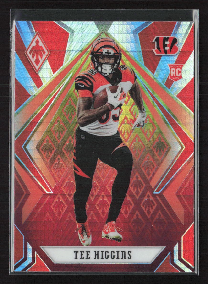 2020 Panini Phoenix Fire Burst #110 Tee Higgins - NM/MT+ RC