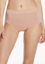 Wacoal XL Size 8 B-Smooth Full Seamless Brief Panty NWOT 838175 Rose Dust