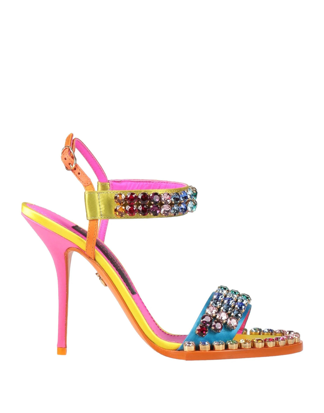 Dolce - Gabbana - Women - Satin Sandals - Azure 390990₽