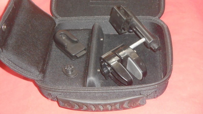 Sky Caddie Skycaddie GPS Golf Cart Mount, Spare Clip Zip Storage Case Snap Inner