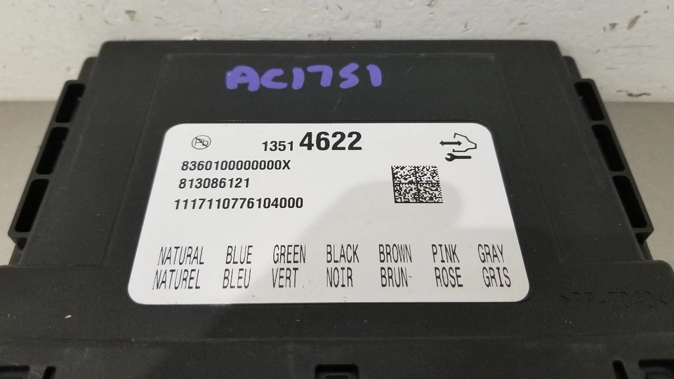 17 MÓDULO DE CONTROL DE CARROCERÍA CADILLAC ESCALADE BCM 13514622 Foto 4 de 4