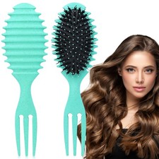 Curl Defining Hair Brush, 2025 Boar Bristle Styling Brush For Curly Hair, Shapi