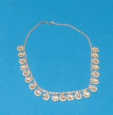 Austrian Crystal Choker Style With Pearls And Crystals