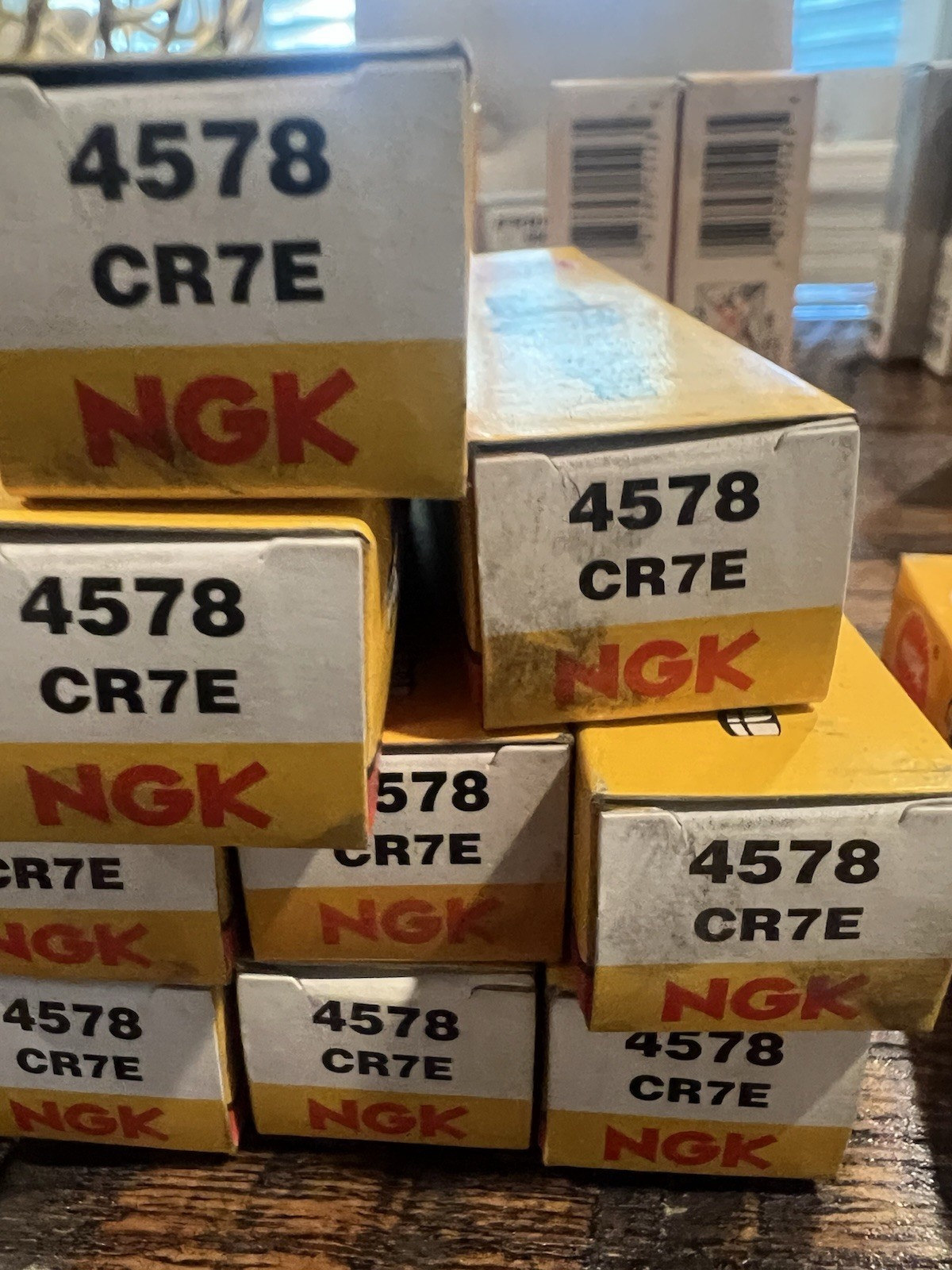 CR7E 4578 NGK SPARK PLUG STANDARD RESISTOR QTY 2