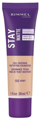 Pack of (6) New RIMMEL LONDON Stay Matte Liquid Mousse Foundation - Ivory