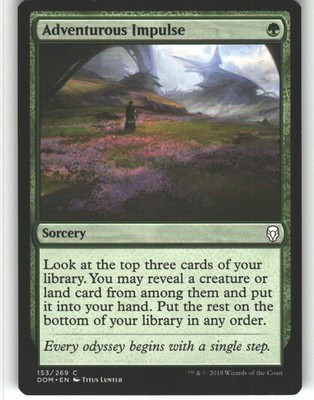 Adventurous Impulse - Dominaria - MTG - Common - #153 - NM