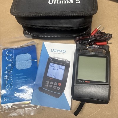 Ultima5 TENS T.E.N.S Unit  Electrotherapy  w/ Original Carrying Case Never Used