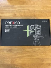 PREXISO Laser Level with Tripod, 100Ft Dual Modules Self Leveling Cross Line New