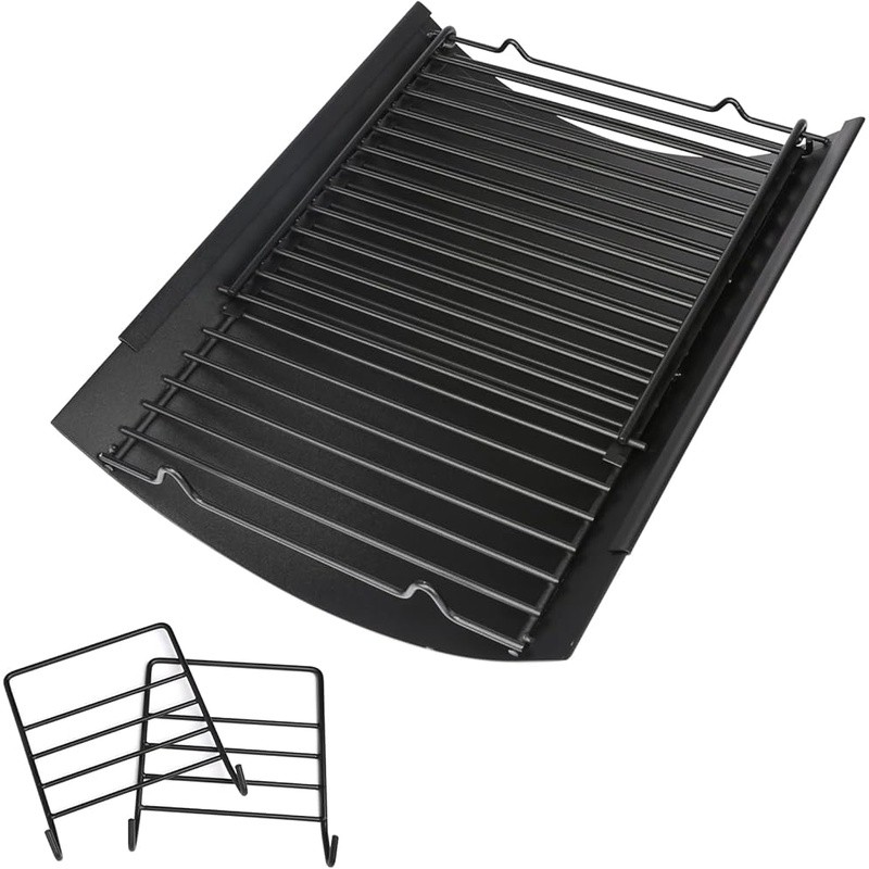 Adjustable Ash Pan Replacement Chargriller River Charcoal Grill Durable Steel US