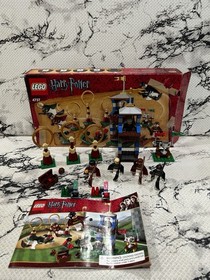LEGO Harry Potter Quidditch Match (4737) Box, Manual 95% Complete