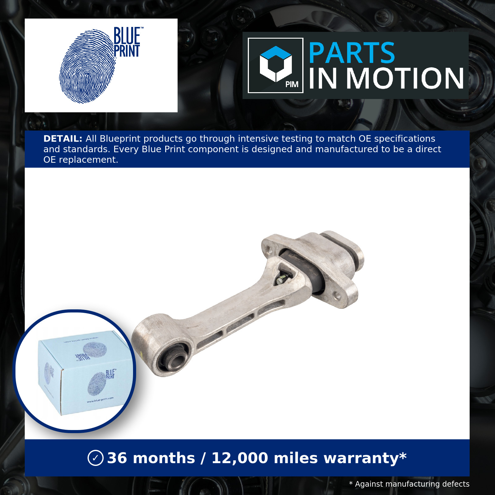 BLUE PRINT ADBP800043 Engine Mounting Rear Lower Fits Hyundai ix35 Kia Sportage - Image 3