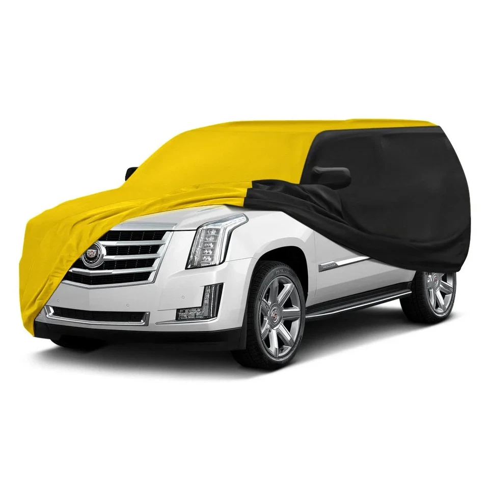 For Hyundai Tucson 22-24 Car Cover Satin Stretch Indoor Velocity Yellow Custom Foto 2 de 4