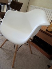 Dwell - Eames DAR Eiffel Style  Armchair with Wooden Leg