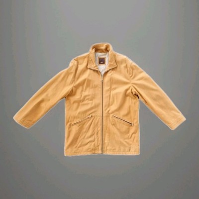 Hochwertige Herren Lederjacke von Rosber  Echtleder (Rind)   Gr. 54   Camel/Senf
