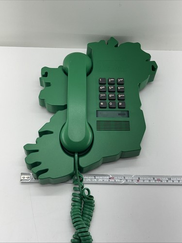 Vintage Ireland Shaped Green Dial Phone 1990 - Picture 22 of 24
