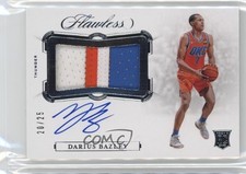 2019-20 Panini Flawless Horizontal 20/25 Darius Bazley #HP-DBZ Patch Auto 1t2s