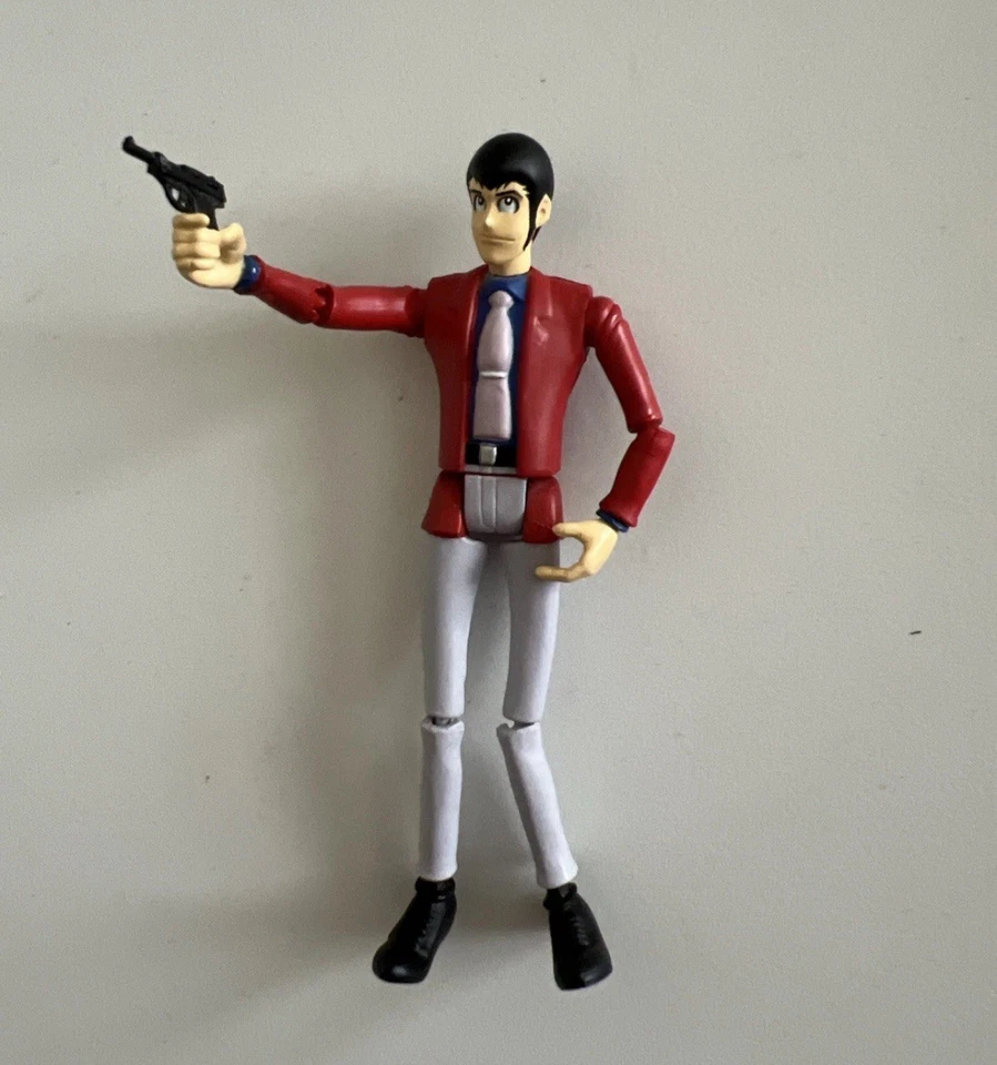 "Lupin La 3ª Figura Parte 1 Lupin La Tercera 3ª 4"" Altamente Posable" Foto 2 de 4
