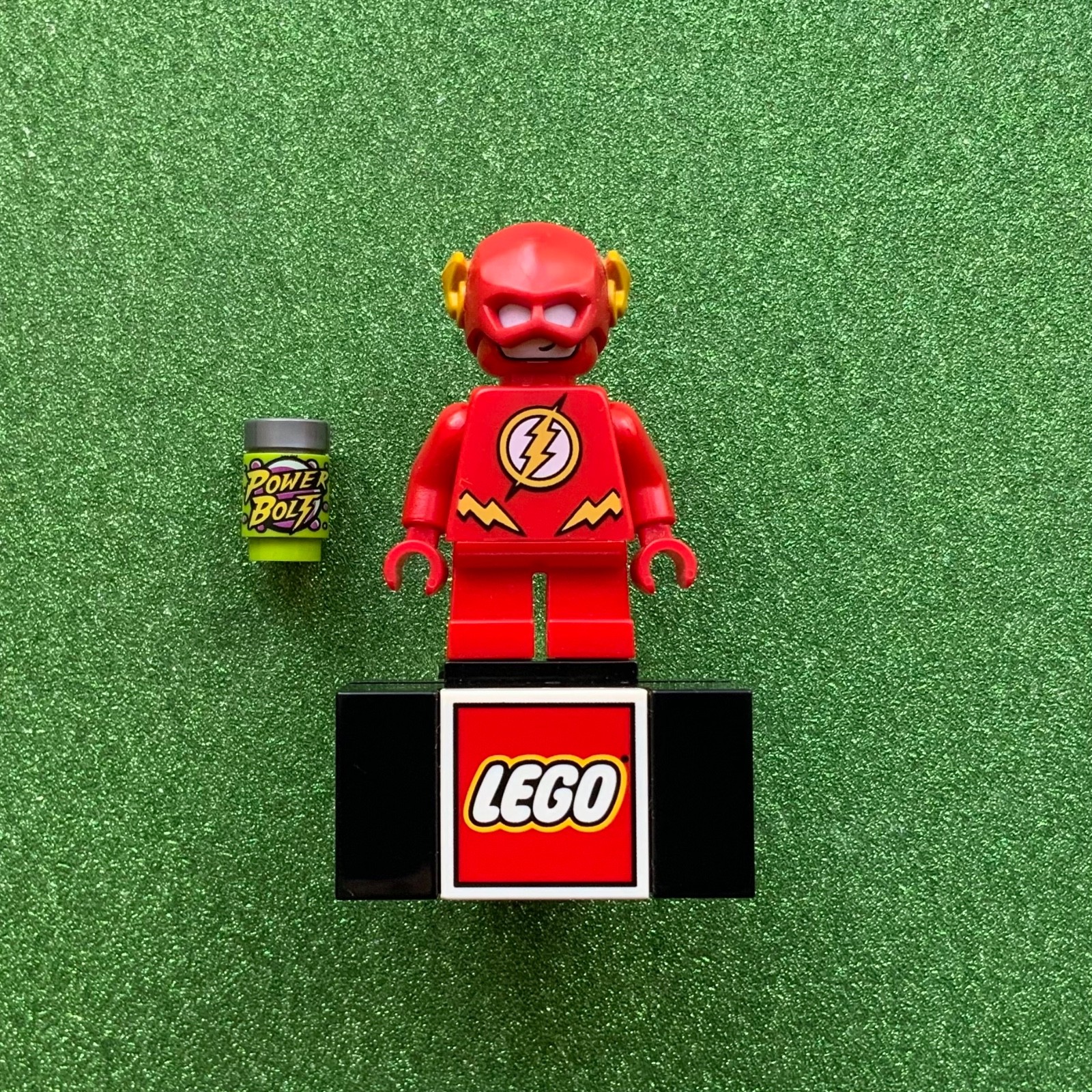 Genuine Lego The Flash Minifigure (Used - Dc Mighty Micros - SH0246)