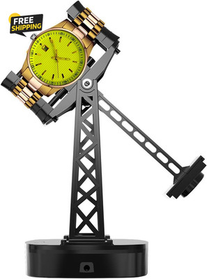 Single Watch Winder for Automatic Watches,Timer Shutdown,Adjustable Speed