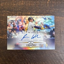 2025 Topps Stadium Club Isaac Collins Rainbow Foilboard Rookie Auto /25 Brewers