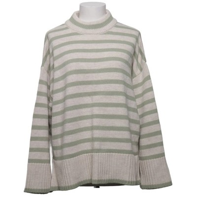 Sisters Point, Strickpullover, Größe: L, Grün/Beige, Streifen, Damen #8SO