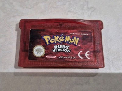 Pokemon Rubin Version Gameboy Advance Nur Cartridge Original