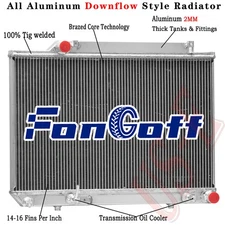 3 Row Aluminum Radiator For 1986-1987 Mercedes-Benz 300SDL 1990-91 350SD Diesel