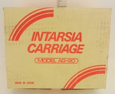Silver-Reed Intarsia Carriage AG-20 for Knitting Machine Box+Instructions UNTEST